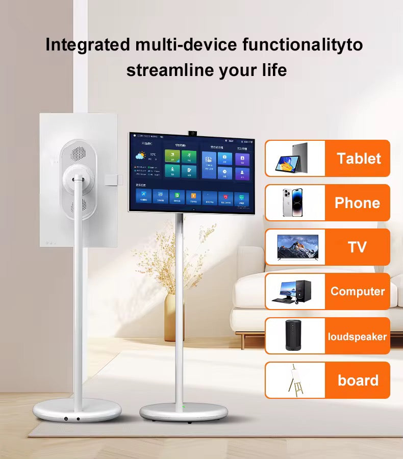 32” Rotatable Smart Touch Screen Display with WiFi & Floor Stand Ultra Thin Full HD IPS