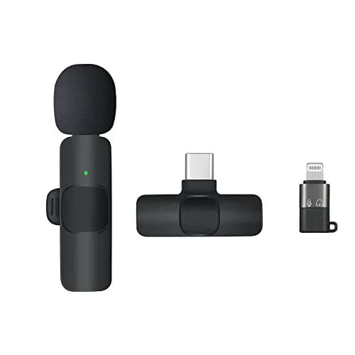 BOY-A DUAL WIRELESS MICROPHONE BY-MW3 ~ TYPE C AND IOS