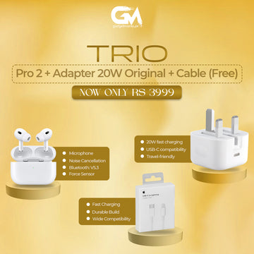 Airpods pro 2 + 20W Adapter (Free Cable Included) - Bundle 6