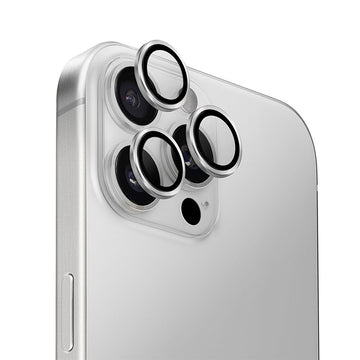 Uniq Optix Aluminium Camera Lens Protector for iPhone 16 Pro / 16 Pro Max – Silver