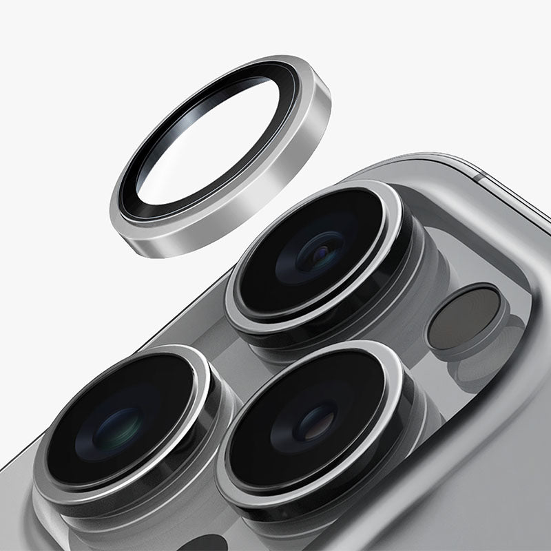 Uniq Optix Aluminium Camera Lens Protector for iPhone 16 Pro / 16 Pro Max – Grey