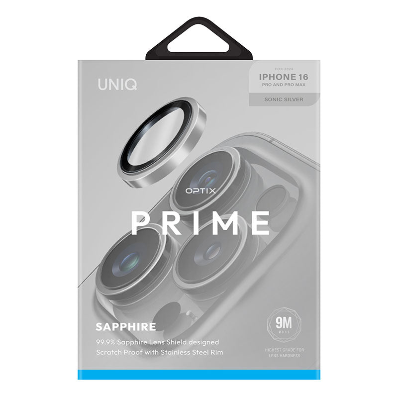 Uniq Optix Aluminium Camera Lens Protector for iPhone 16 Pro / 16 Pro Max – Grey