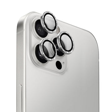 Uniq Optix Aluminium Camera Lens Protector for iPhone 16 Pro / 16 Pro Max – Shimmer White
