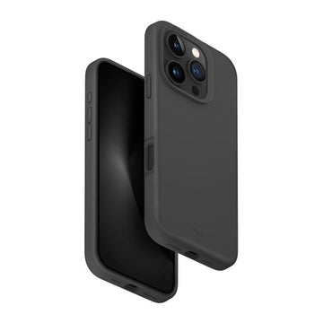 UNIQ Lino Hue MagClick Magsafe Compatible Phone Case for iPhone 16 Pro Max – Grey