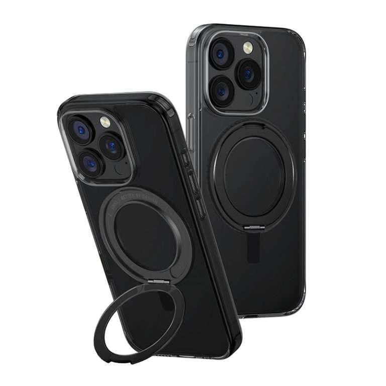 UNIQ Swivix MagSafe Compatible Phone Case for iPhone 16 Pro Max – Black