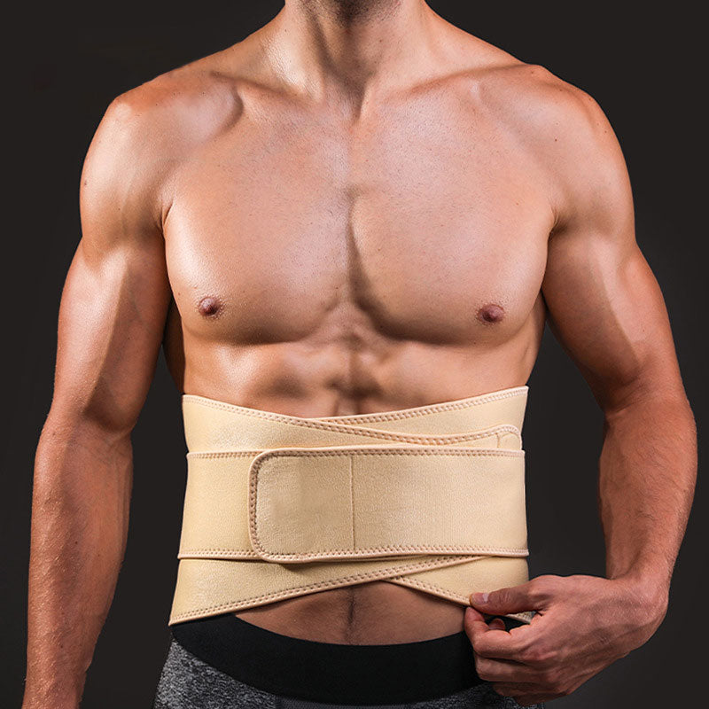 Adjustable Waist Trimmer & Slimming Belt – Double Support Fitness Waist Trainer for Men & Women**