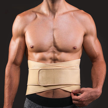 Adjustable Waist Trimmer & Slimming Belt – Double Support Fitness Waist Trainer for Men & Women**