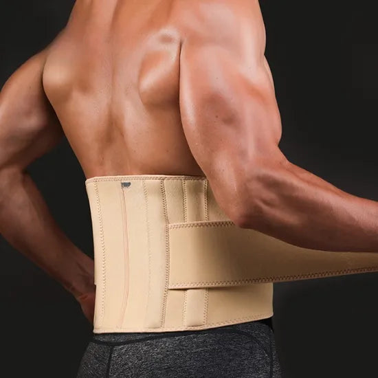 Adjustable Waist Trimmer & Slimming Belt – Double Support Fitness Waist Trainer for Men & Women**