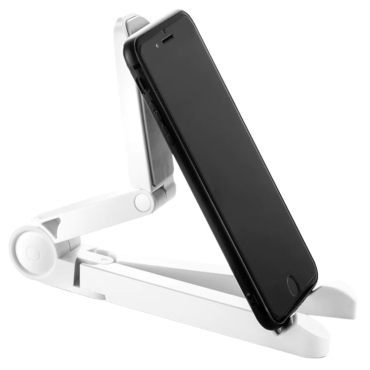 JOYROOM ZS120 Foldable Desktop Tablet & Phone Holder – White | Adjustable Stand for Devices up to 12"