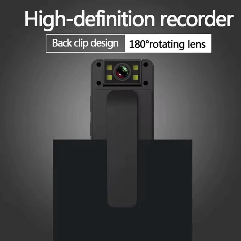 L12 Mini Body Camera – 1080P HD Wearable WiFi Video Recorder with Night Vision