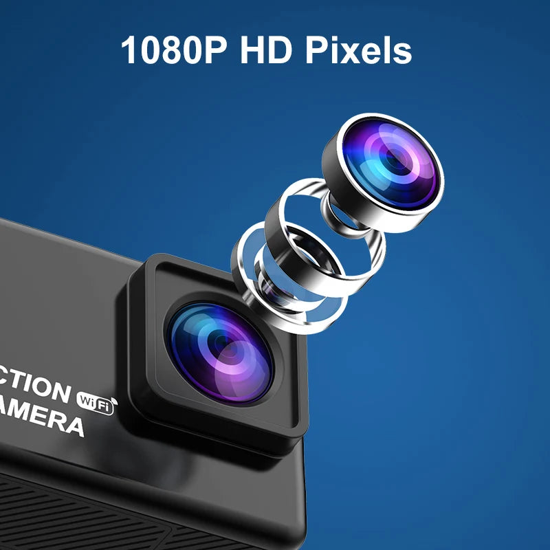 V22 4K Ultra HD Mini Action Sport Camera – Waterproof, WiFi & Touch Screen