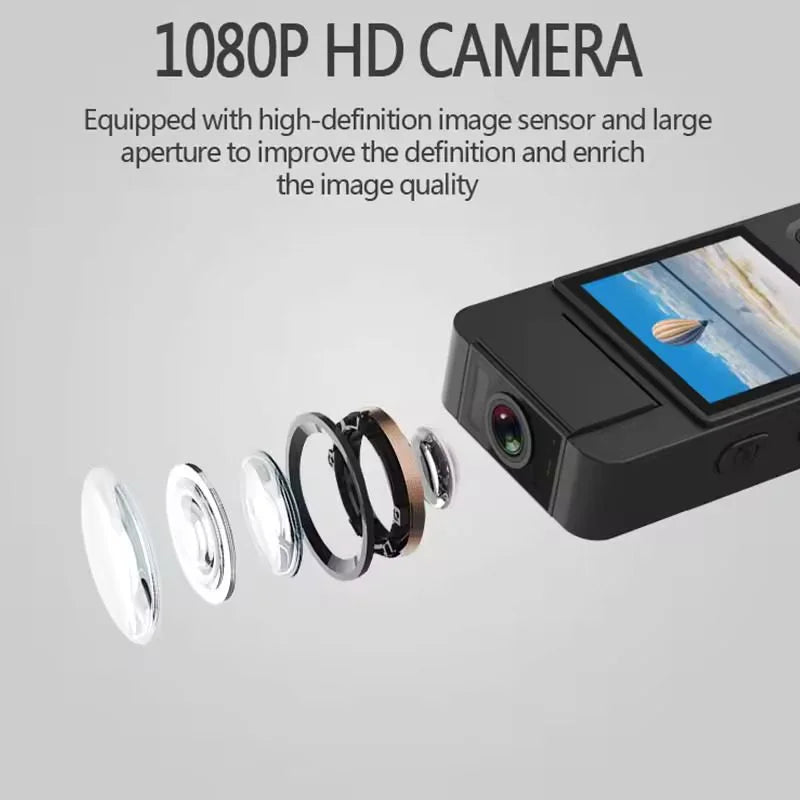 L12 Mini Body Camera – 1080P HD Wearable WiFi Video Recorder with Night Vision