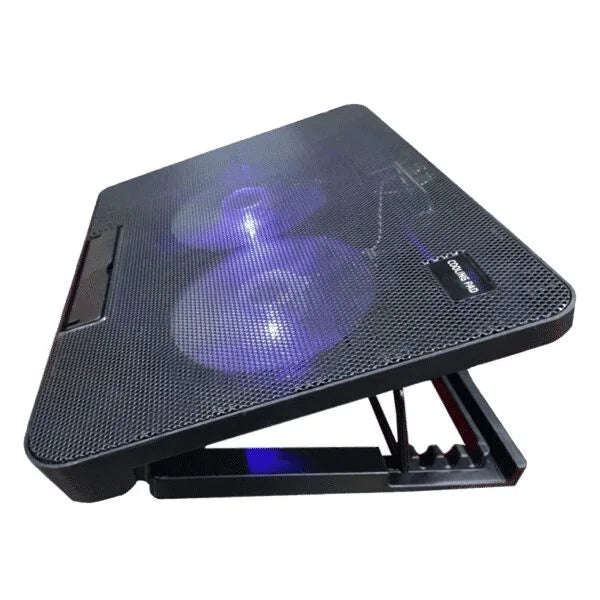 Speed-X N99 Laptop Cooling Pad – Dual Fans, LED Light, Dual USB Ports