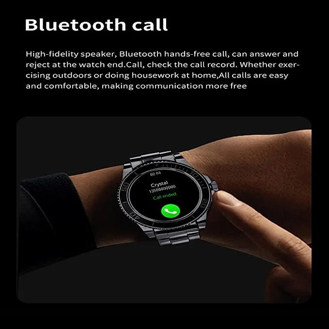 RLX JS9 Sport Smartwatch Bracelet – Heart Rate & SpO₂ Monitor, Bluetooth Call, NFC, Message Alerts – WearFit Pro App Compatible