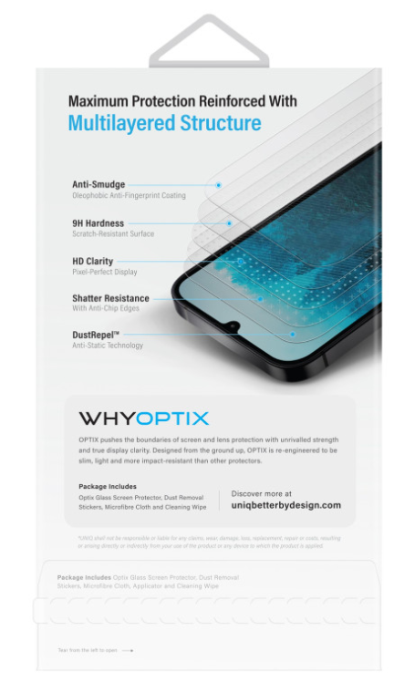 UNIQ Optix Privacy Glass Screen Protector for Samsung Galaxy Z Fold 7