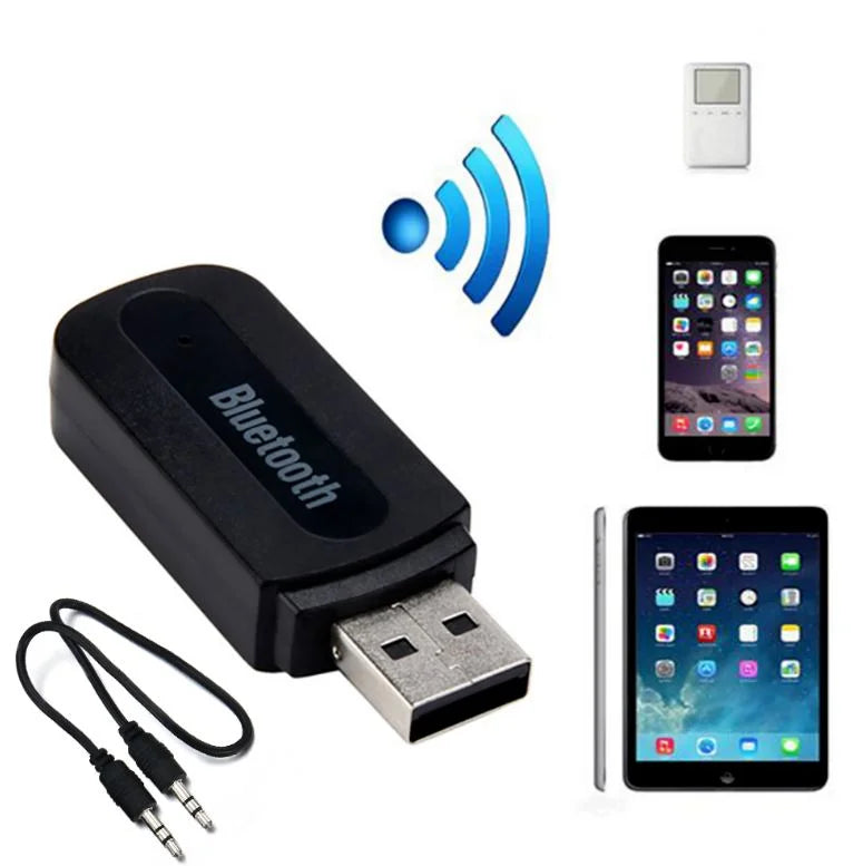 USB Bluetooth Music Receiver – Wireless Audio Adapter for Speakers, Car, or Home Stereo