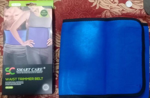 Adjustable Waist Trimmer Belt – Free Size Compression Support for Fitness, Weight Lifting & Core Training