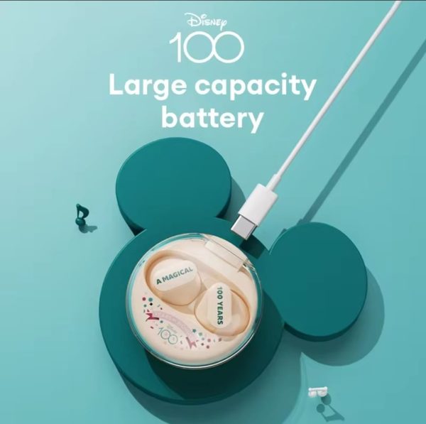 Disney Earphone Qs-t1 Bluetooth 5.3 Wireless Headphones Hifi Stereo Sound Earbuds Long Standby In-ear Running Earbuds
