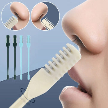 2-Piece Nose Hair Trimmer Set – 360° Rotating Nose Tweezers & Multi-Functional Grooming Tool
