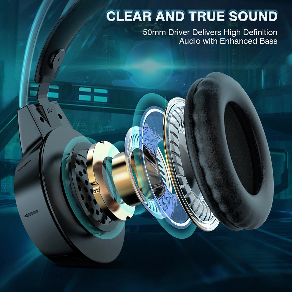 ONIKUMA X15 PRO RGB Gaming Headset with Mic – 3.5mm Wired, Stereo Surround Sound, Durable Head Beam