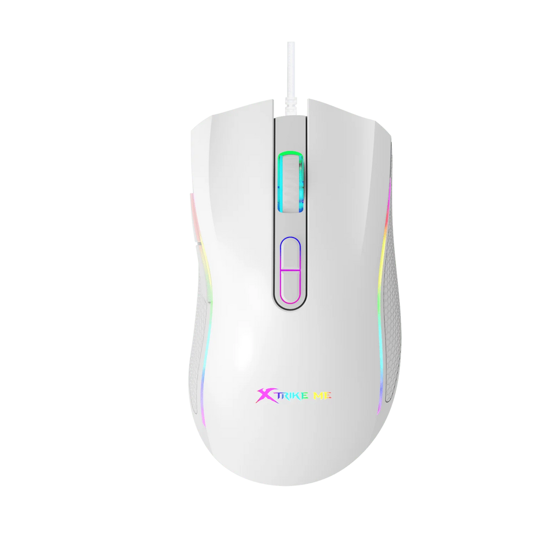 Xtrike Me GM-314 BK Wired Gaming Mouse – White | High-Precision RGB Mouse
