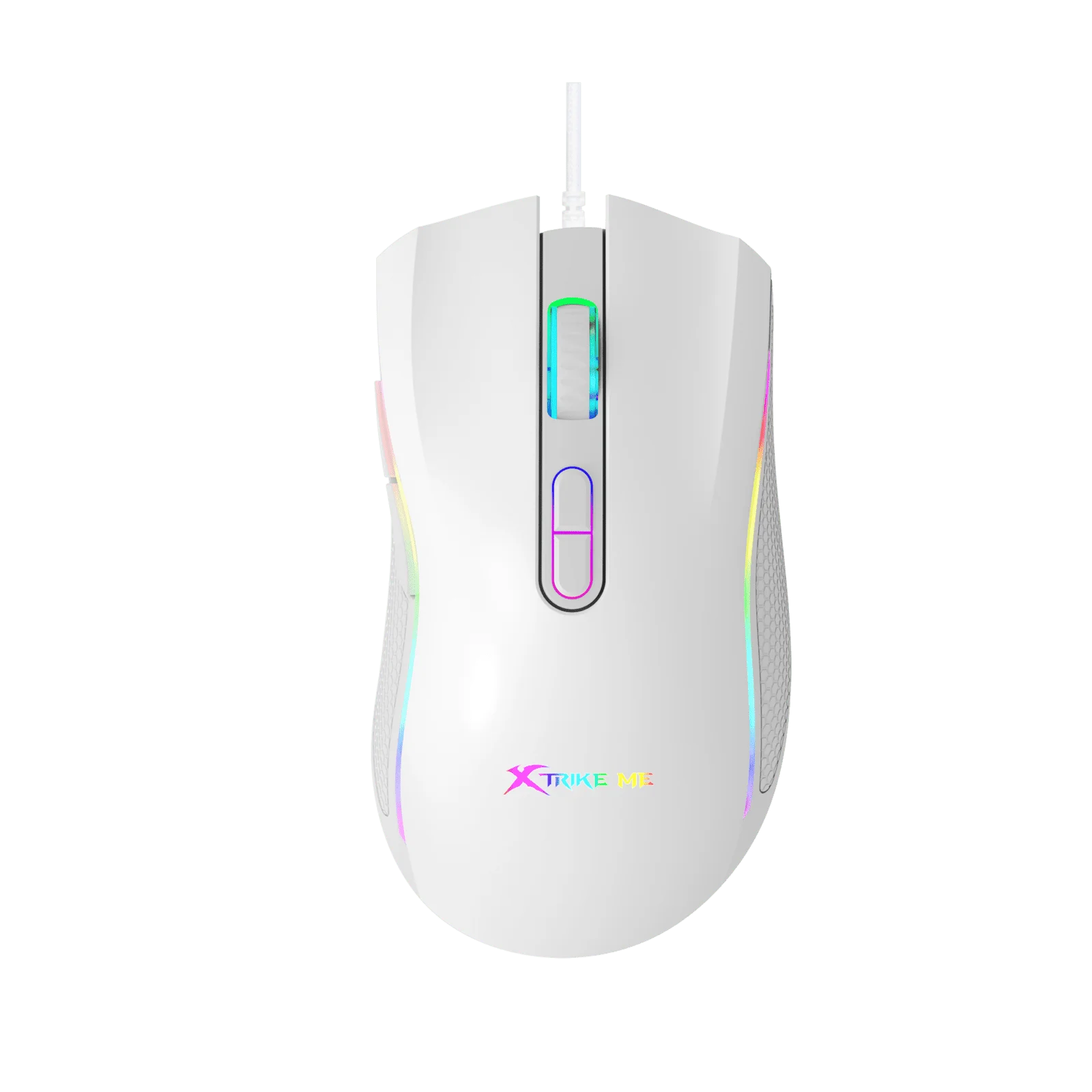 Xtrike Me GM-314 BK Wired Gaming Mouse – White | High-Precision RGB Mouse