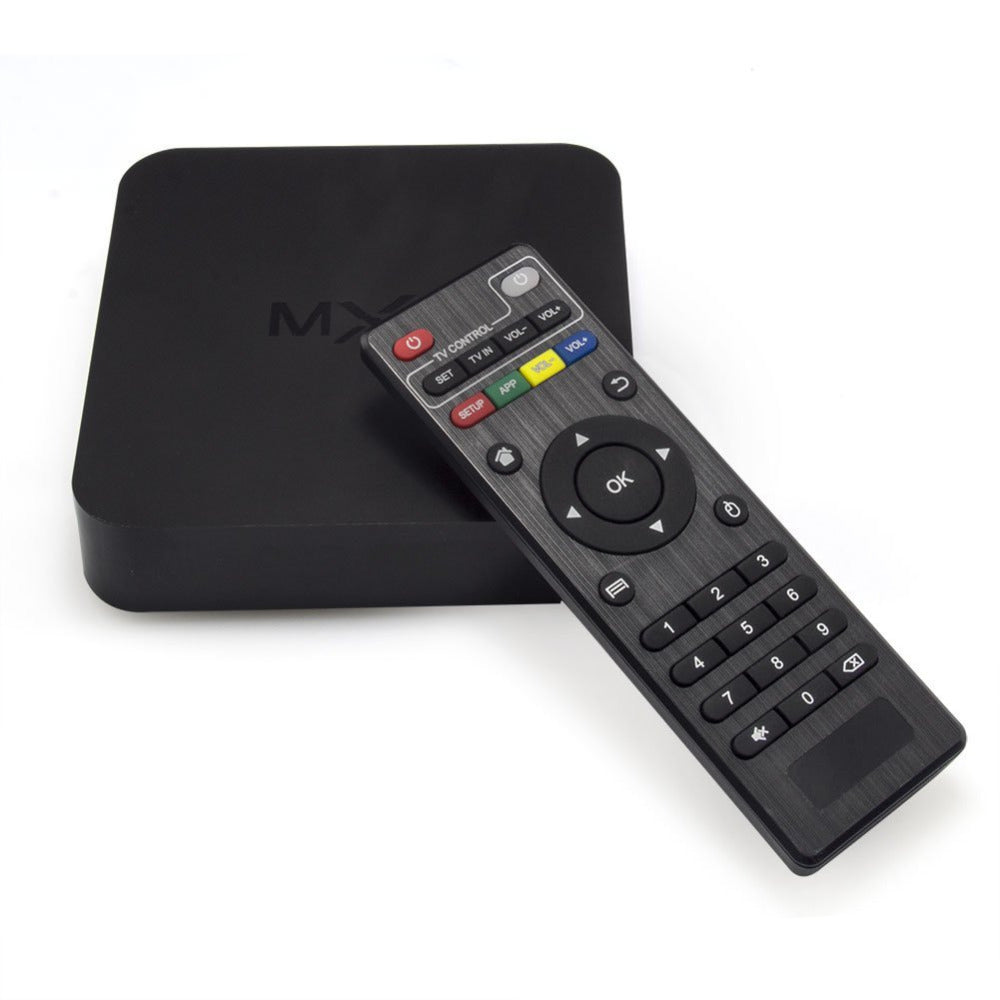 MXQ 4K Android Smart TV Box – Quad-Core, 1GB RAM + 8GB Storage, Ultra HD Streaming