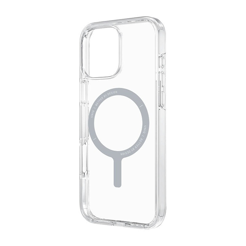 Uniq Clario MagClick MagSafe Charging Compatible Phone Case for iPhone 16 Pro Max – Clear