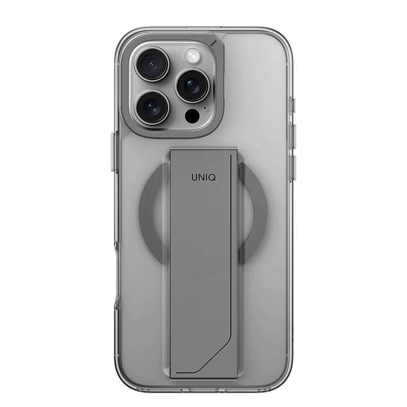 Uniq Heldro Max MagClick MagSafe Charging Compatible Phone Case for iPhone 16 Pro Max – Clear