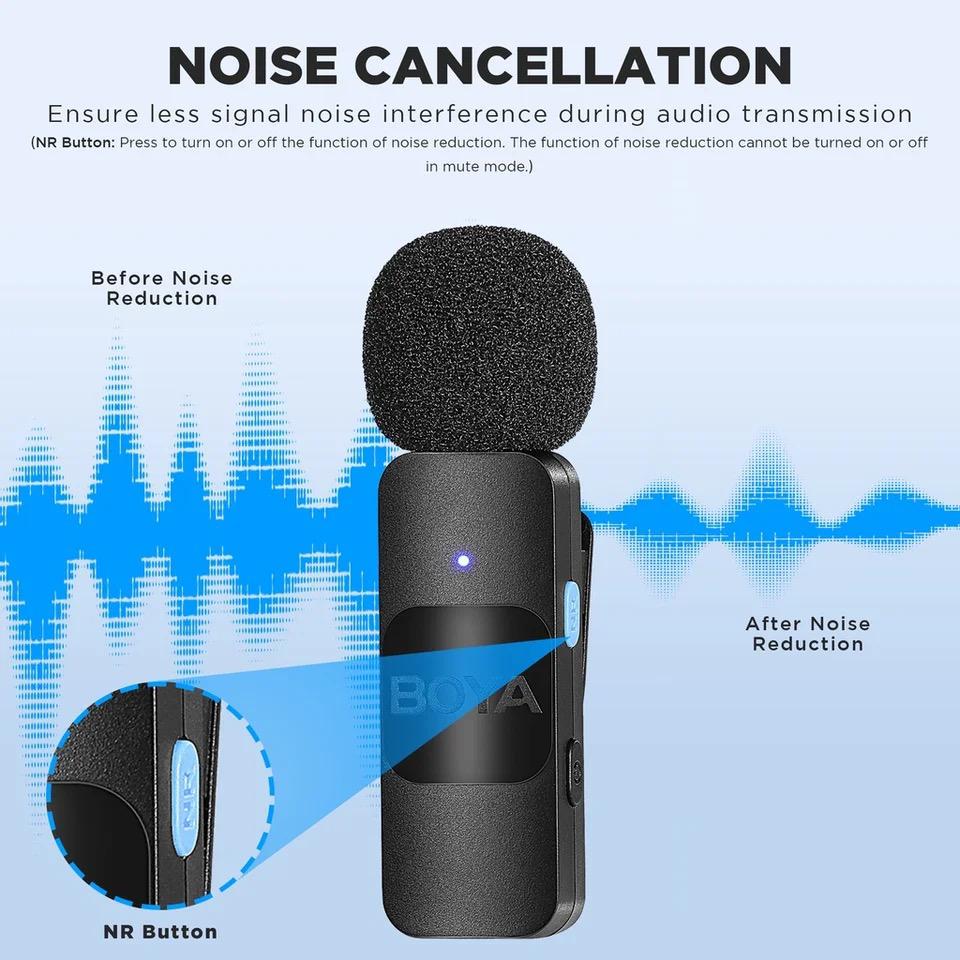 Boy-A BY-MW3 Wireless Microphone For iPhone & Android Type-C User