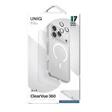 3 in 1 ClearVue 360 Essential Bundle Pack for iPhone 17 Pro by Uniq - Clear