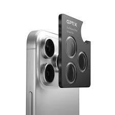 Optix ClearShield Camera Lens Protector for iPhone 17 Pro/ 17 Pro Max by Uniq - Black