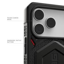 UAG iPhone 17 Pro Monarch Pro Series Phone Case - Kevlar Black