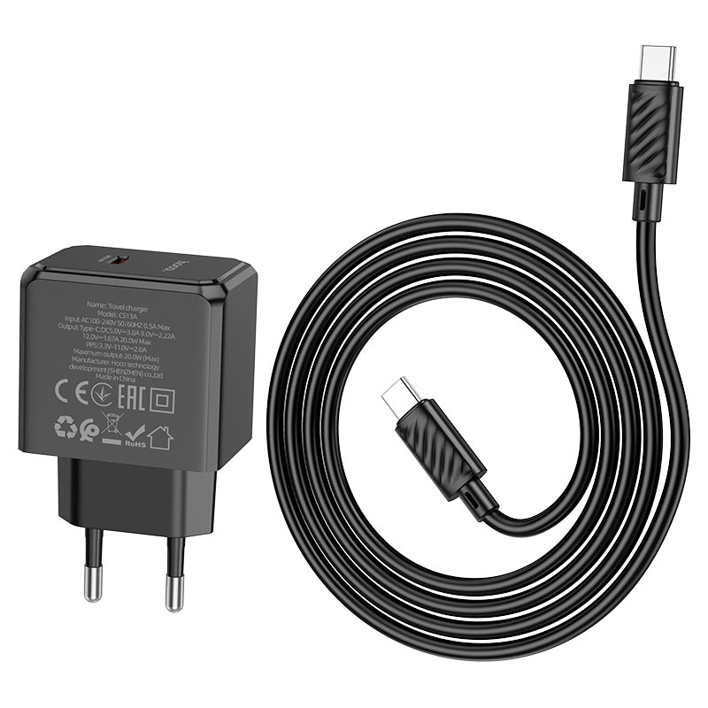 Hoco CS13A Ocean PD 20W Wall Charger