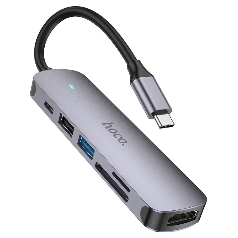 Hoco HB28 Type-C Hub For Laptops Tablets USB-C Devices