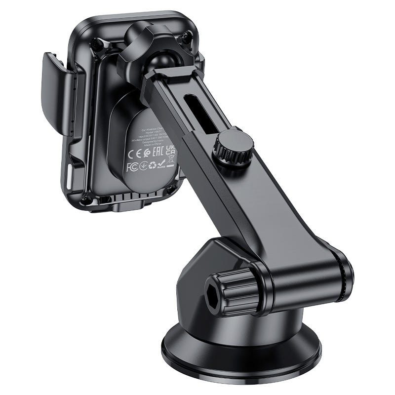 HOCO HW32 Wireless Fast Charge Suction Cup Car Mount