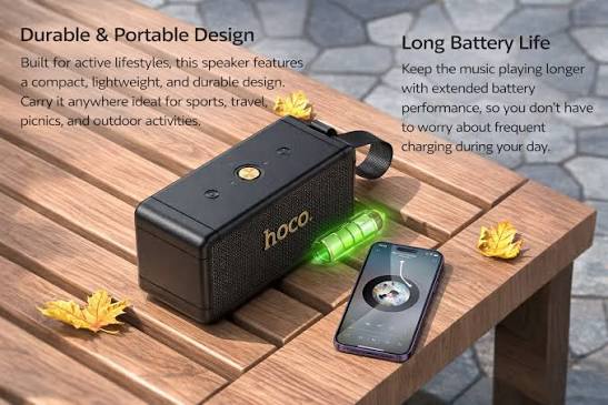 Hoco HT1 Max Marquis 40W Bluetooth Speaker with Deep Bass - Black
