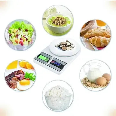 Best Imported Digital Food Kitchen Scale Sf-400 With Lcd Display | Grams And Ounces For Weight Loss, Baking, Cooking, Keto And Meal Prep, Medium, Stainless Steel Weight Machine For Vegetable