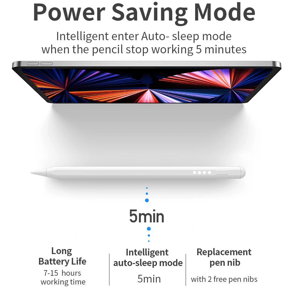 WiWU Pencil Pro IV – Stylus Pen for Apple iPad with Palm Rejection & Tilt Sensitivity