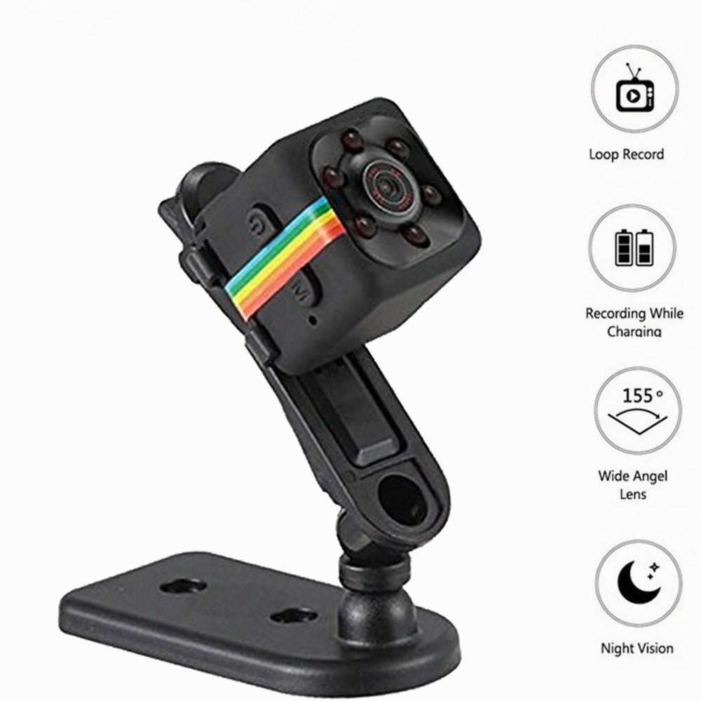 Mini HD 1080P Security Camera | Compact Surveillance Camera with Night Vision & Motion Detection