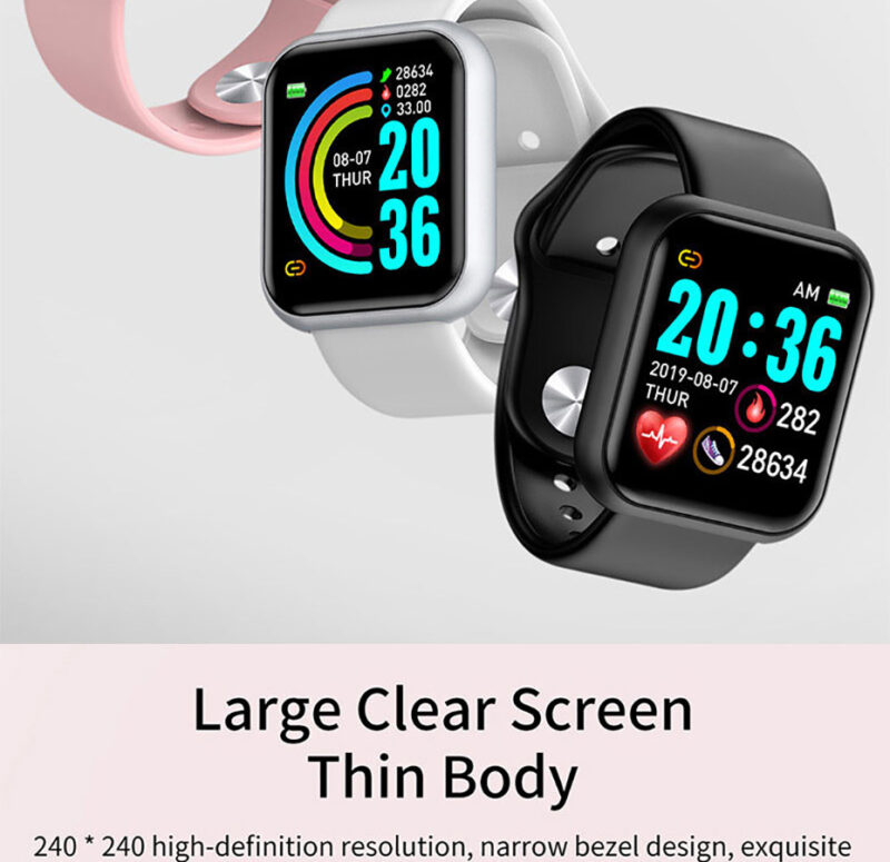 D20 SmartWatch | Heath Band | Fitness Watch - Image 3