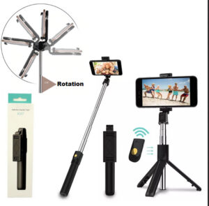 360 Selfi stick cum mini tripod