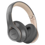 Mpow 059 Lite/Pro Wireless Over-Ear Headphone with Bluetooth 5.0, Built-in Mic & Stereo Sound Noise Canceling 60Hrs Playtime - Gold/Grey