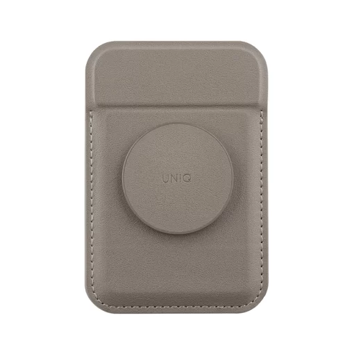 UNIQ Flixa Magnetic Card Holder with Pop Grip & Stand – Flint Grey ...