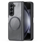 Aimo Mag Series Phone Case for Samsung Galaxy Fold 5 (MagSafe Compatible)- Transparent Black