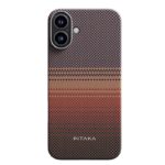 Pitaka Sunset Moonrise Tactile Woven Case for iPhone 16 Plus - Sunset