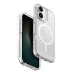 Uniq Combat MagClick MagSafe Charging Compatible Phone Case for iPhone 16 – White